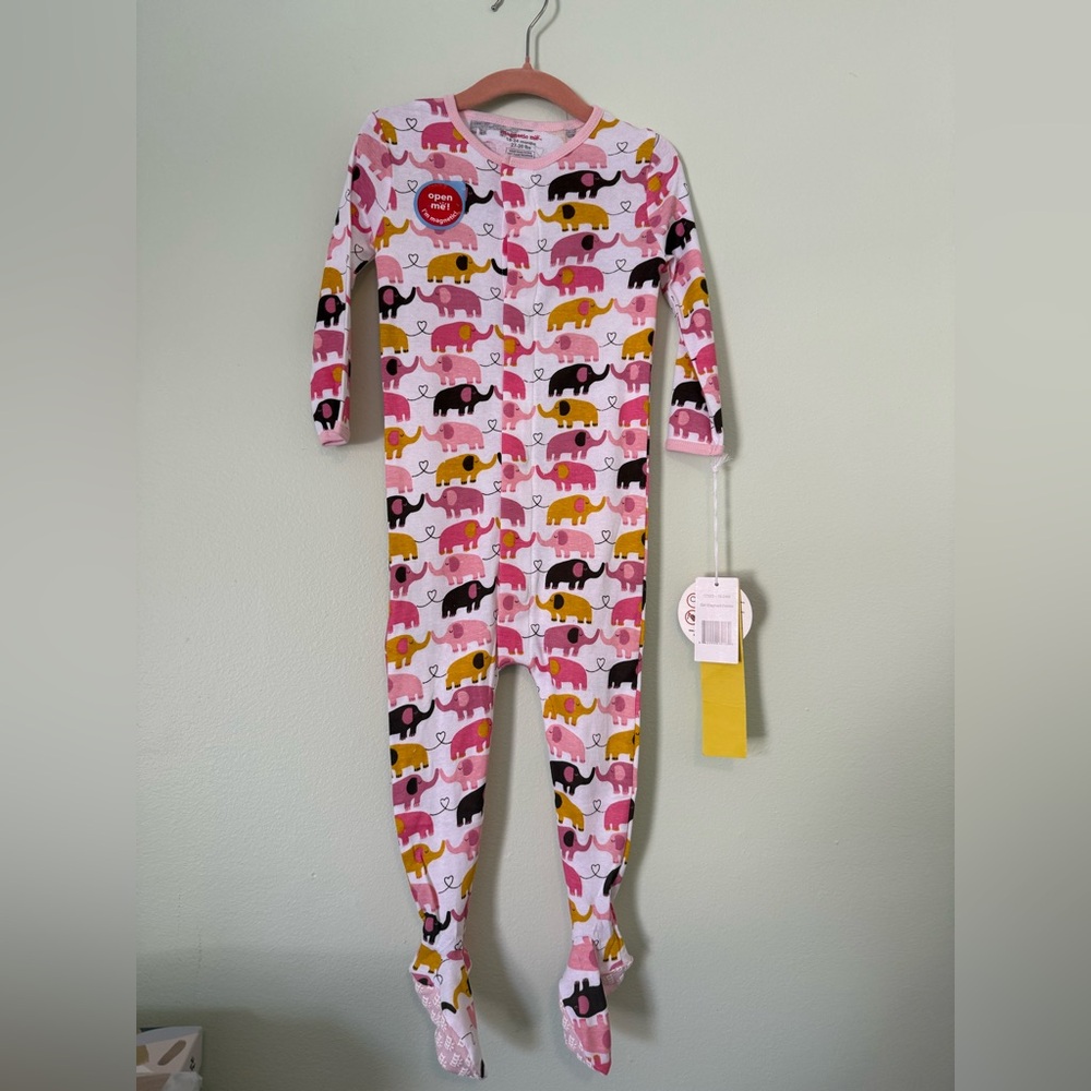 NWT magnetic me elephant pajama
